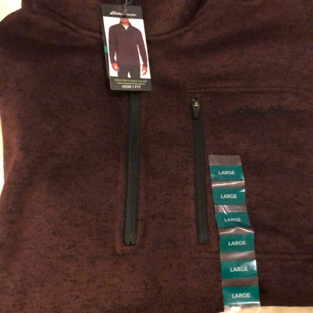 Eddie Bauer sweater fleece - Picture 1 of 3
